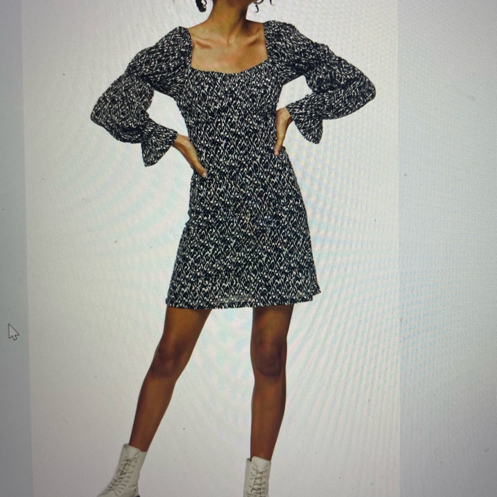 TopShop Mesh Tea Dress NWT